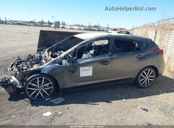 JF1GUAFC8R8337319 2024 SUBARU IMPREZA Gray Rear interior view