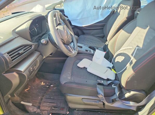 JF1GUAFC8T8228236 2026 SUBARU IMPREZA Green Front interior view