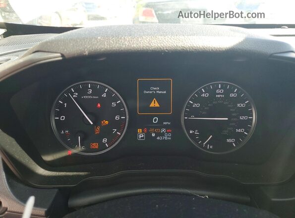 JF1GUAFC9R8899052 2024 SUBARU IMPREZA Серебряный Вид щитка приборов
