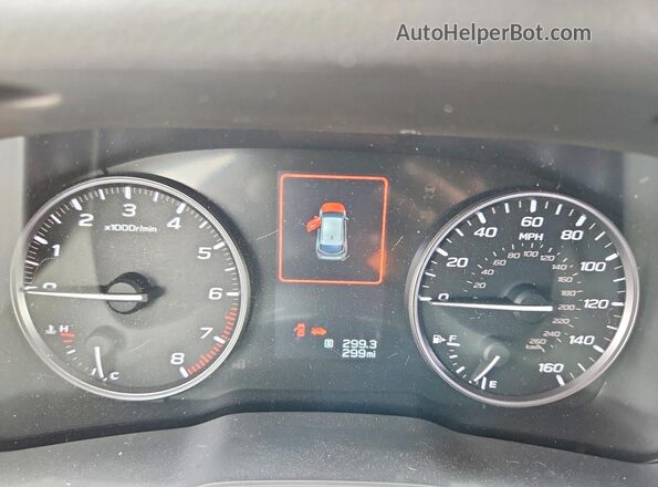 JF1GUAFC9T8245403 2026 SUBARU IMPREZA Blue ხელსაწყოთა პანელის ხედი