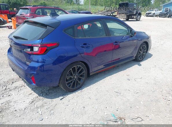 JF1GUHJC4R8385271 2024 SUBARU IMPREZA Blue Հետևի աջ