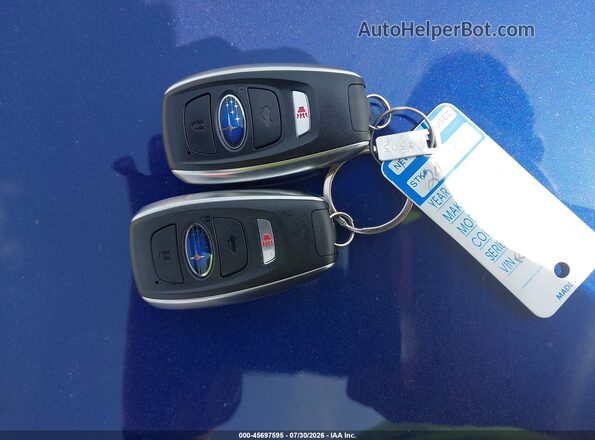 JF1GUHJC4R8385271 2024 SUBARU IMPREZA Blue Առջևի վահանակի տեսք