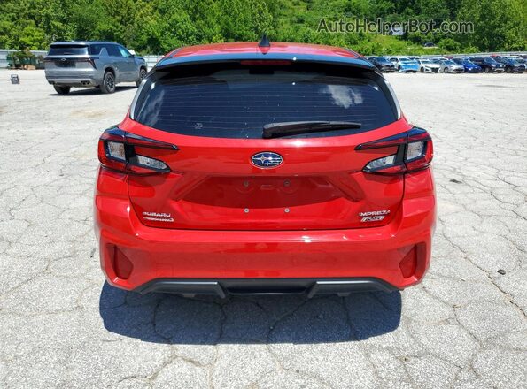 JF1GUHJC5R8373355 2024 SUBARU IMPREZA Red უკანა ხედი