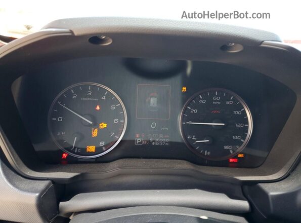 JF1GUHJC5R8373355 2024 SUBARU IMPREZA Red ხელსაწყოთა პანელის ხედი