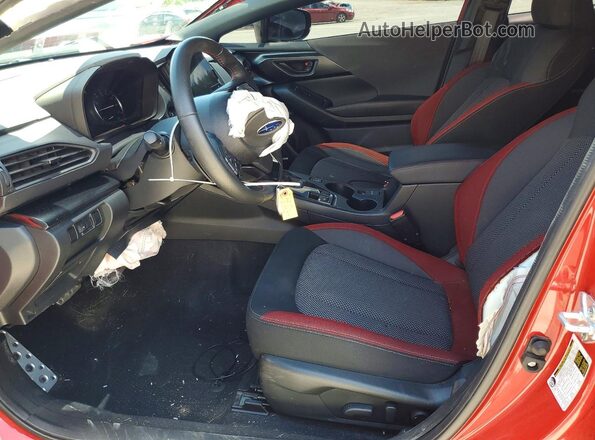 JF1GUHJC5R8373355 2024 SUBARU IMPREZA Red წინა სალონის ხედი