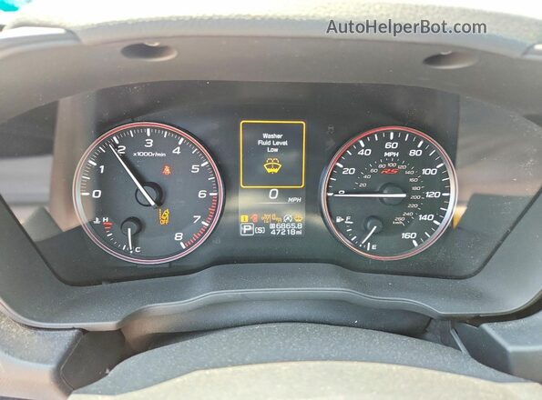 JF1GUHJC8R8852241 2024 SUBARU IMPREZA Gray Vista del cuadro de instrumentos