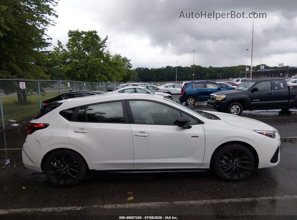 JF1GUHJC9S8280375 2025 SUBARU IMPREZA White Vista interior trasera