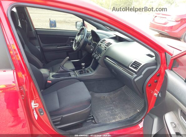 JF1VA1A60K9820952 2019 SUBARU WRX Red წინა სალონის ხედი