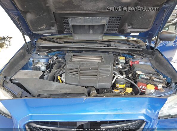 JF1VA1B60G9830239 2016 SUBARU WRX Синий Вид сзади