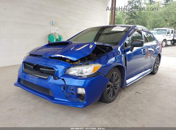 JF1VA1B60G9830239 2016 SUBARU WRX Синий Вид спереди