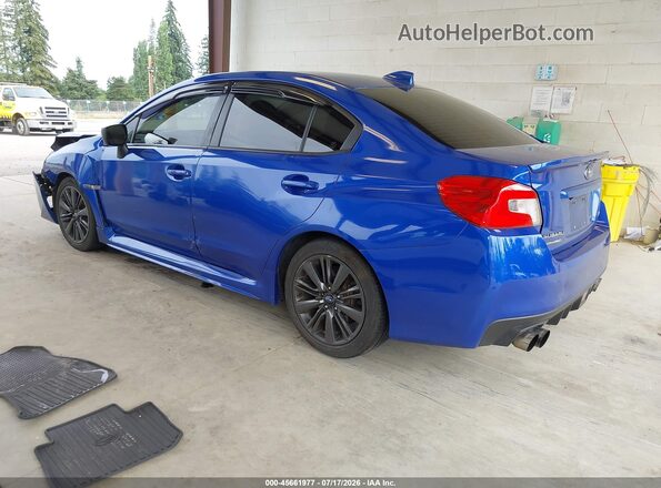 JF1VA1B60G9830239 2016 SUBARU WRX Синий Задняя левая четверть