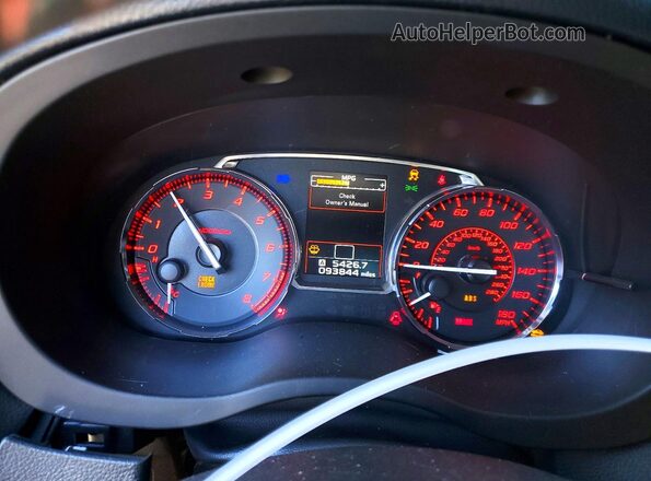 JF1VA1B62H9836559 2017 SUBARU WRX Blue Սարքավորումների վահանակի տեսք