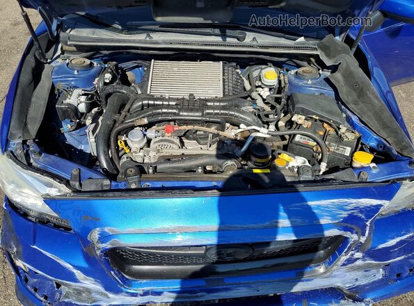 JF1VA1B62H9836559 2017 SUBARU WRX Blue Սալոնի հետևի տեսք
