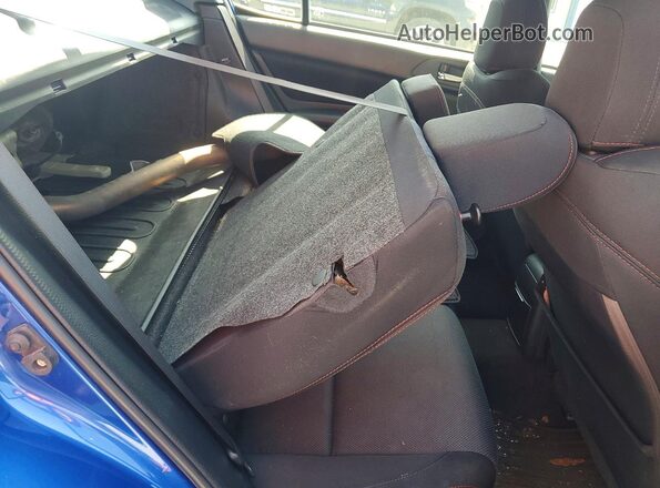 JF1VA1B65G9833931 2016 SUBARU WRX Синий Вид задних сидений
