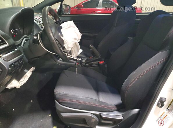JF1VA1B66G9833906 2016 SUBARU WRX Белый Вид салона спереди