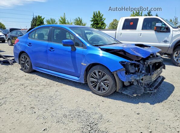 JF1VA1B67H9833575 2017 SUBARU WRX Синий Передняя правая четверть