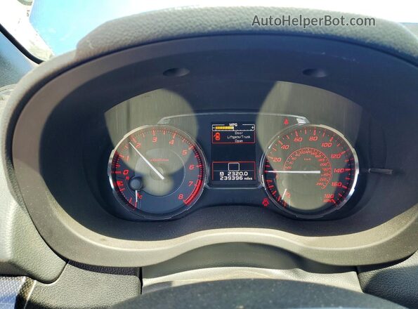 JF1VA1B67H9833575 2017 SUBARU WRX Синий Вид щитка приборов