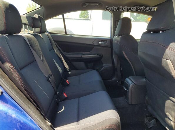 JF1VA1B67H9833575 2017 SUBARU WRX Синий Вид задних сидений