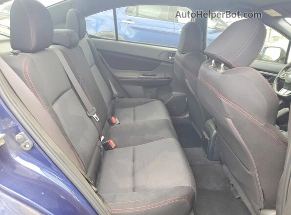 JF1VA1B68H9840874 2017 SUBARU WRX Blue Vista de los asientos traseros