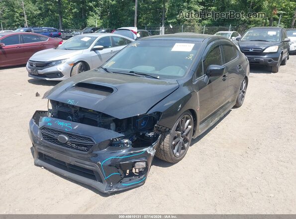 JF1VA1B69L9800697 2020 SUBARU WRX Black Առջևի ձախ երեք քառորդ տեսարան