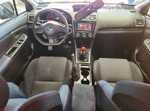 JF1VA1C60K9812010 2019 SUBARU WRX Синий Вид панели приборов