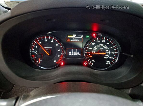 JF1VA1C60M9821082 2021 SUBARU WRX Blue Instrument cluster view