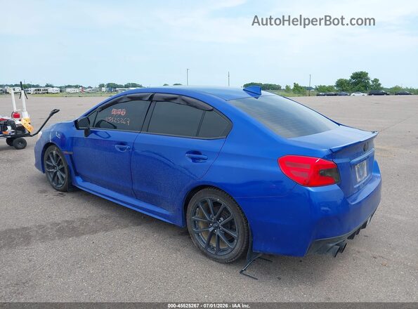 JF1VA1C64J9821436 2018 SUBARU WRX Blue Trasero izquierdo
