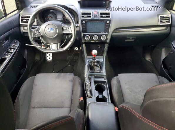 JF1VA1C64J9837409 2018 SUBARU WRX Черный Вид панели приборов