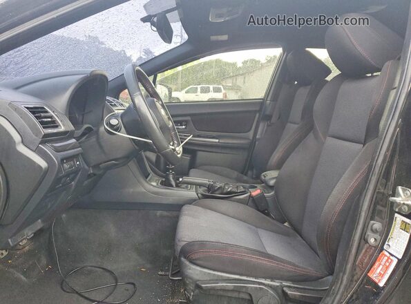 JF1VA1C64J9837409 2018 SUBARU WRX Черный Вид салона спереди