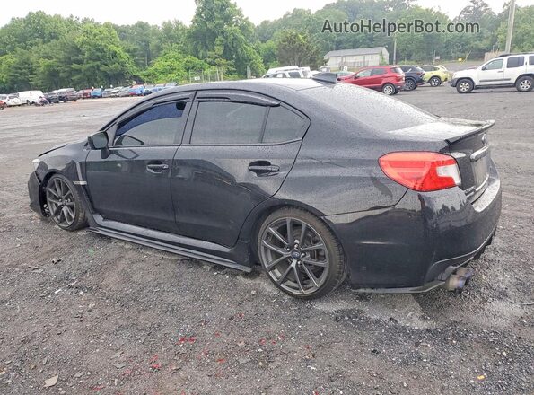 JF1VA1C64J9837409 2018 SUBARU WRX Черный Задняя левая четверть
