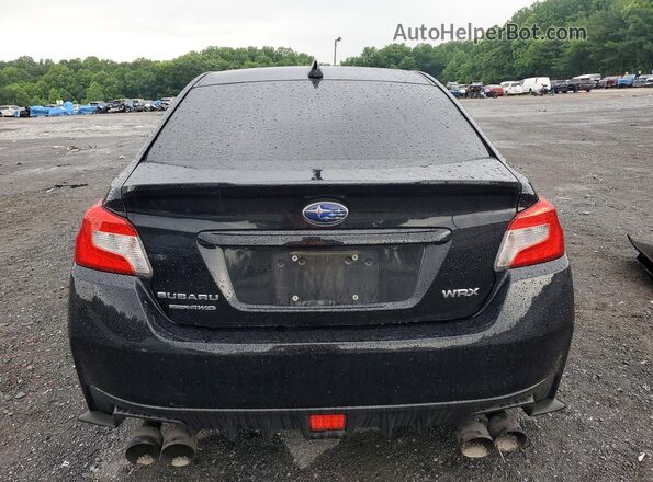 JF1VA1C64J9837409 2018 SUBARU WRX Черный Вид сзади