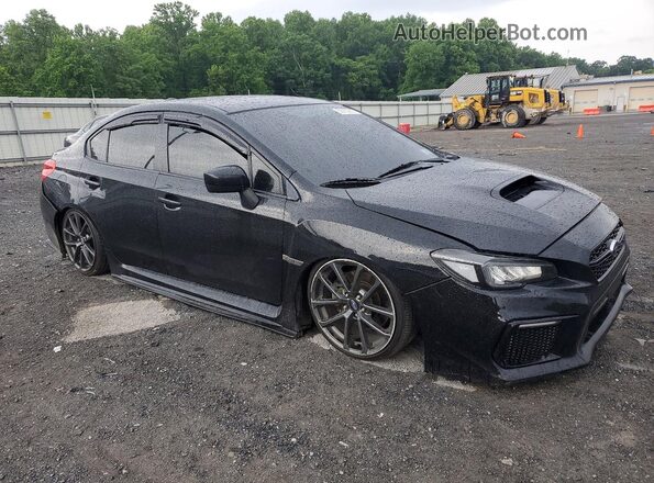 JF1VA1C64J9837409 2018 SUBARU WRX Черный Передняя правая четверть