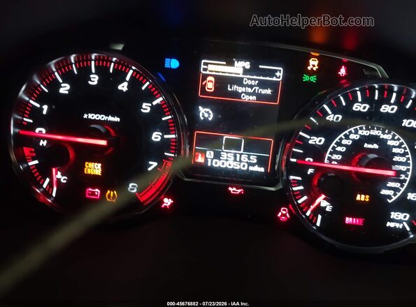 JF1VA1C64J9837927 2018 SUBARU WRX Gray Vista de los asientos traseros