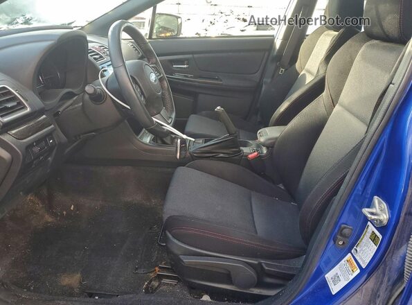 JF1VA1C6XM9807769 2021 SUBARU WRX Blue Widok wnętrza z przodu