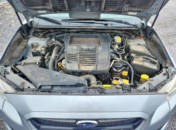 JF1VA1E64G9822348 2016 SUBARU WRX Silver Սալոնի հետևի տեսք