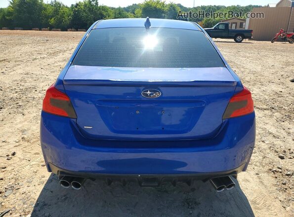 JF1VA1F60J9835703 2018 SUBARU WRX Синий Вид сзади