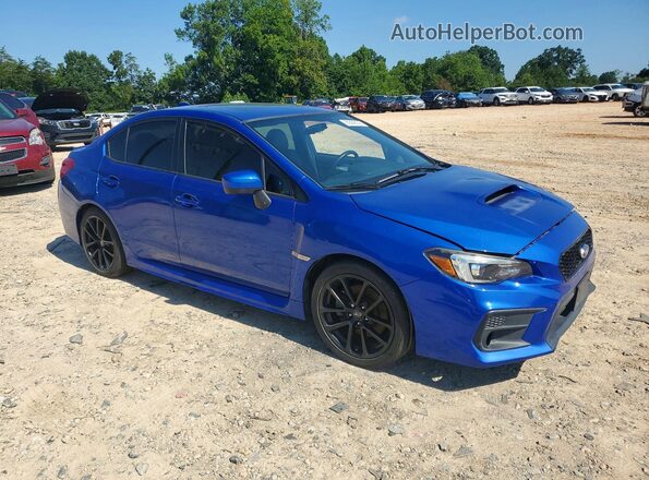 JF1VA1F60J9835703 2018 SUBARU WRX Синий Передняя правая четверть