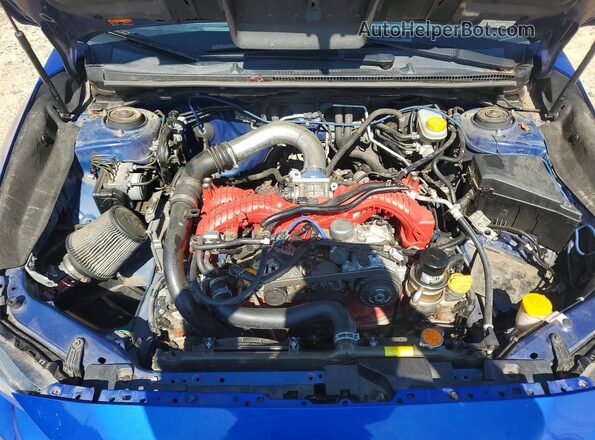 JF1VA1F60J9835703 2018 SUBARU WRX Синий Вид задней части салона