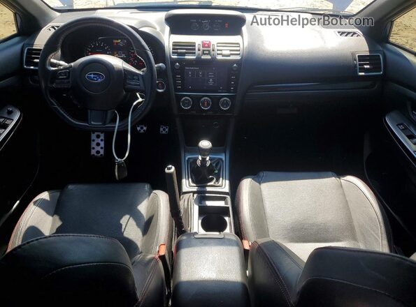JF1VA1F60J9835703 2018 SUBARU WRX Синий Вид панели приборов