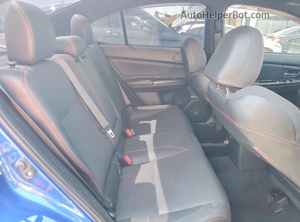 JF1VA1F67J9823788 2018 SUBARU WRX Blue Հետևի նստատեղերի տեսք