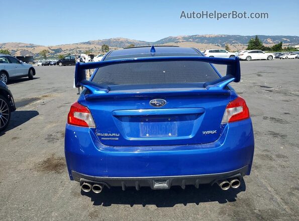 JF1VA1F67J9823788 2018 SUBARU WRX Blue Հետևի տեսք