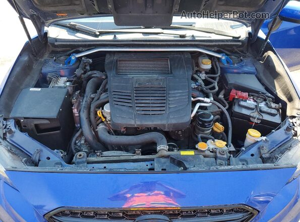 JF1VA1F67J9823788 2018 SUBARU WRX Blue Սալոնի հետևի տեսք