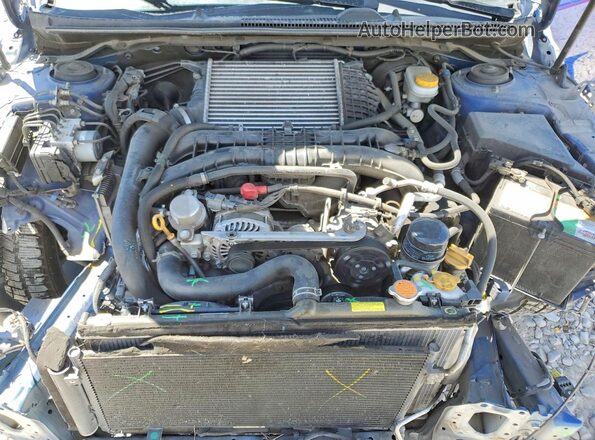 JF1VA1F69M8802516 2021 SUBARU WRX Blue Вид задньої частини салону