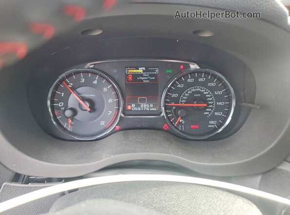 JF1VA1H6XM9808445 2021 SUBARU WRX Black Vista del cuadro de instrumentos