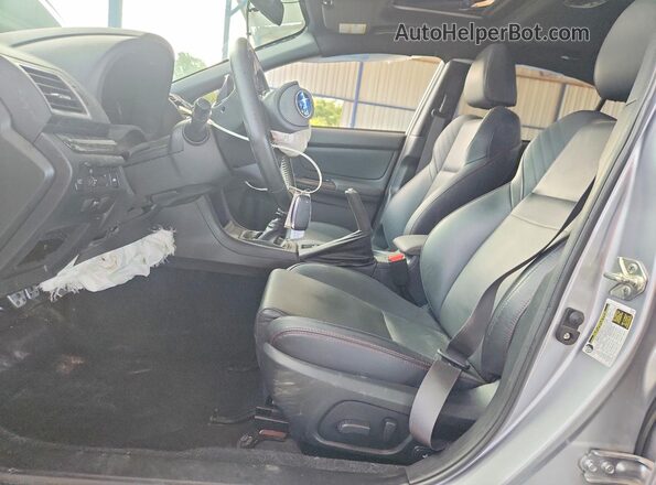 JF1VA1J63L9828884 2020 SUBARU WRX Silver Widok wnętrza z przodu