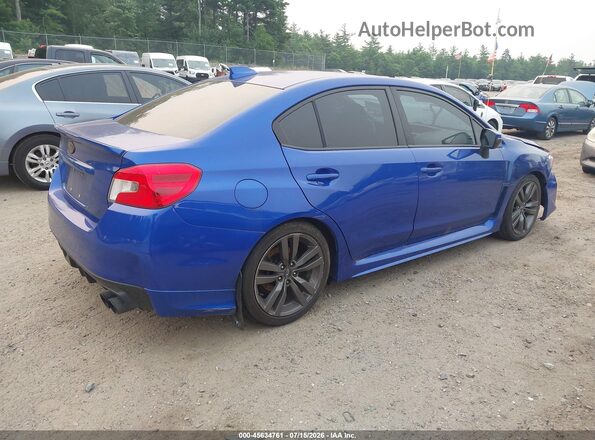 JF1VA1L63H9840800 2017 SUBARU WRX Синий Задняя правая четверть