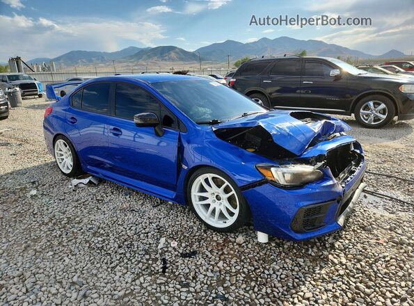 JF1VA2E63L9808277 2020 SUBARU WRX Синий Передняя правая четверть