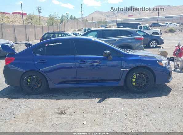 JF1VA2E67M9816528 2021 SUBARU WRX STI Blue Vista interior trasera