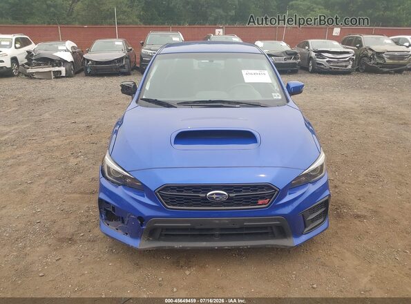 JF1VA2E6XM9818662 2021 SUBARU WRX STI Dark Blue Widok zestawu wskaźników