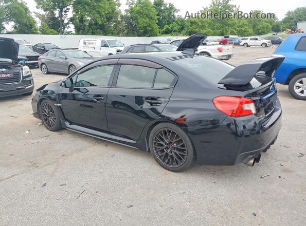 JF1VA2M62G9828642 2016 SUBARU WRX Черный Задняя левая четверть
